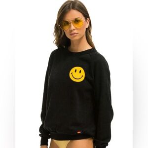 Aviator Nation Smiley Crewneck⚡️